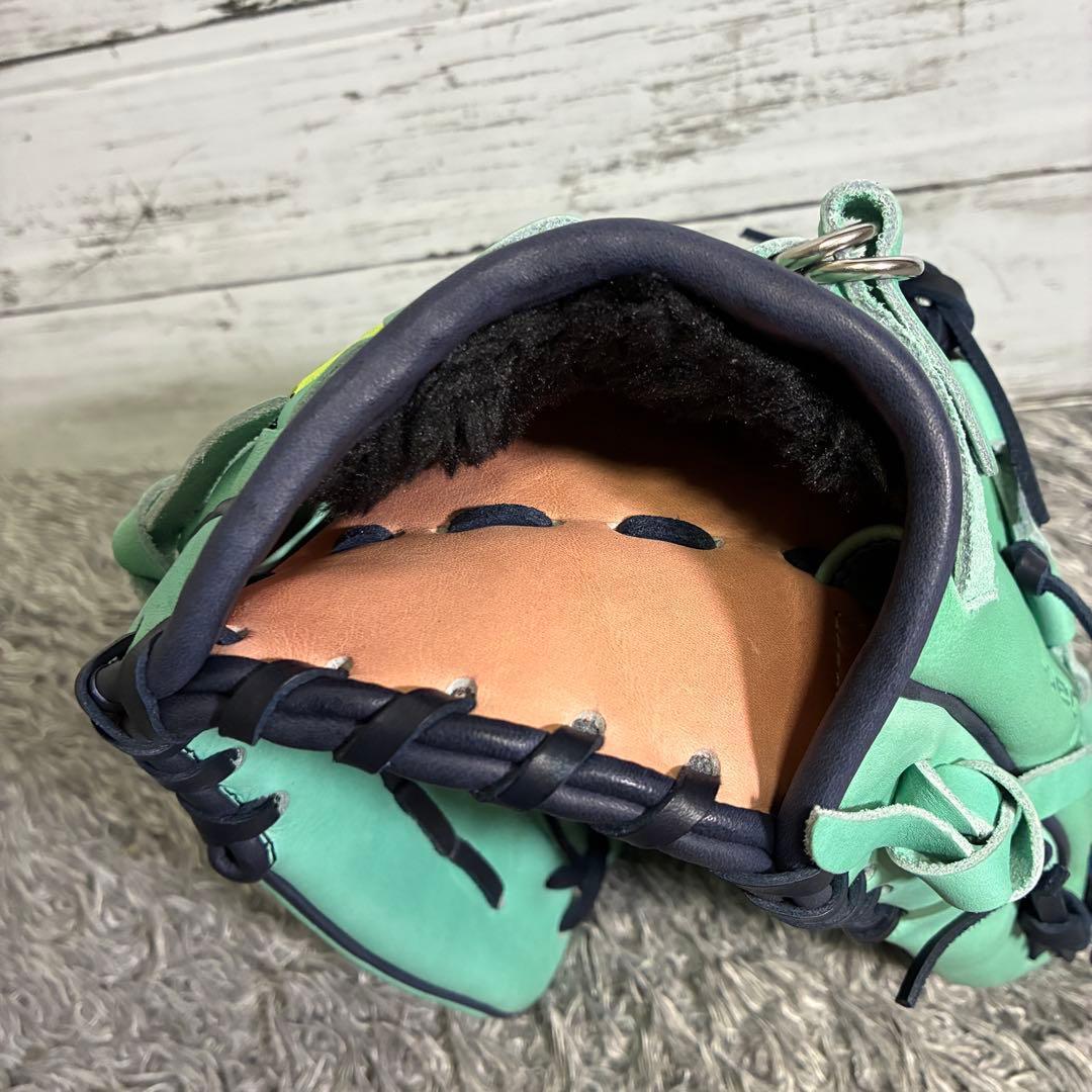 【未使用級】SSK 限定 一般軟式グローブ オールラウンド グリーン ネイビー