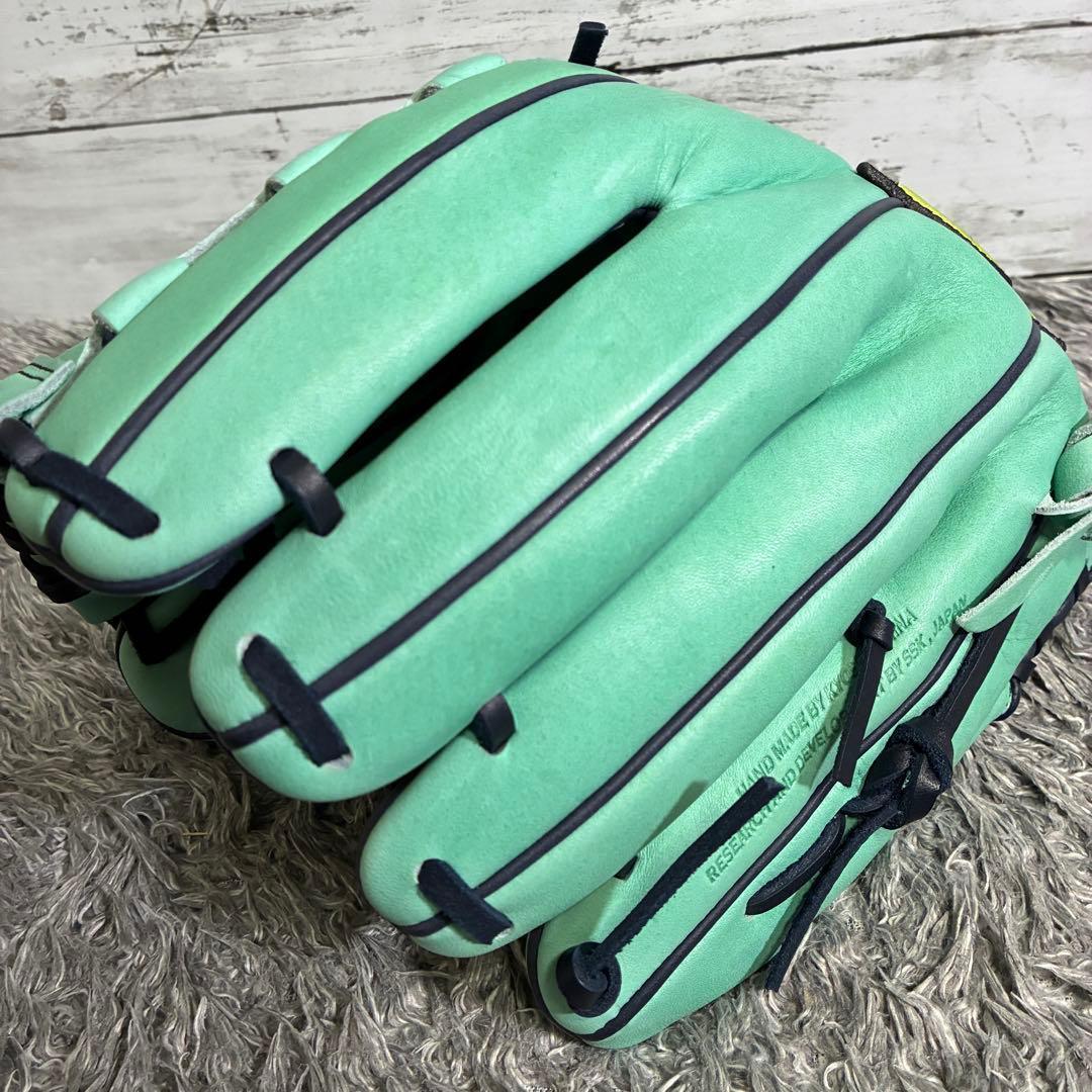 【未使用級】SSK 限定 一般軟式グローブ オールラウンド グリーン ネイビー