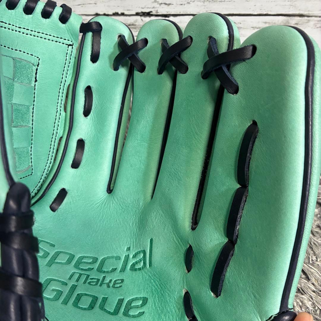 【未使用級】SSK 限定 一般軟式グローブ オールラウンド グリーン ネイビー