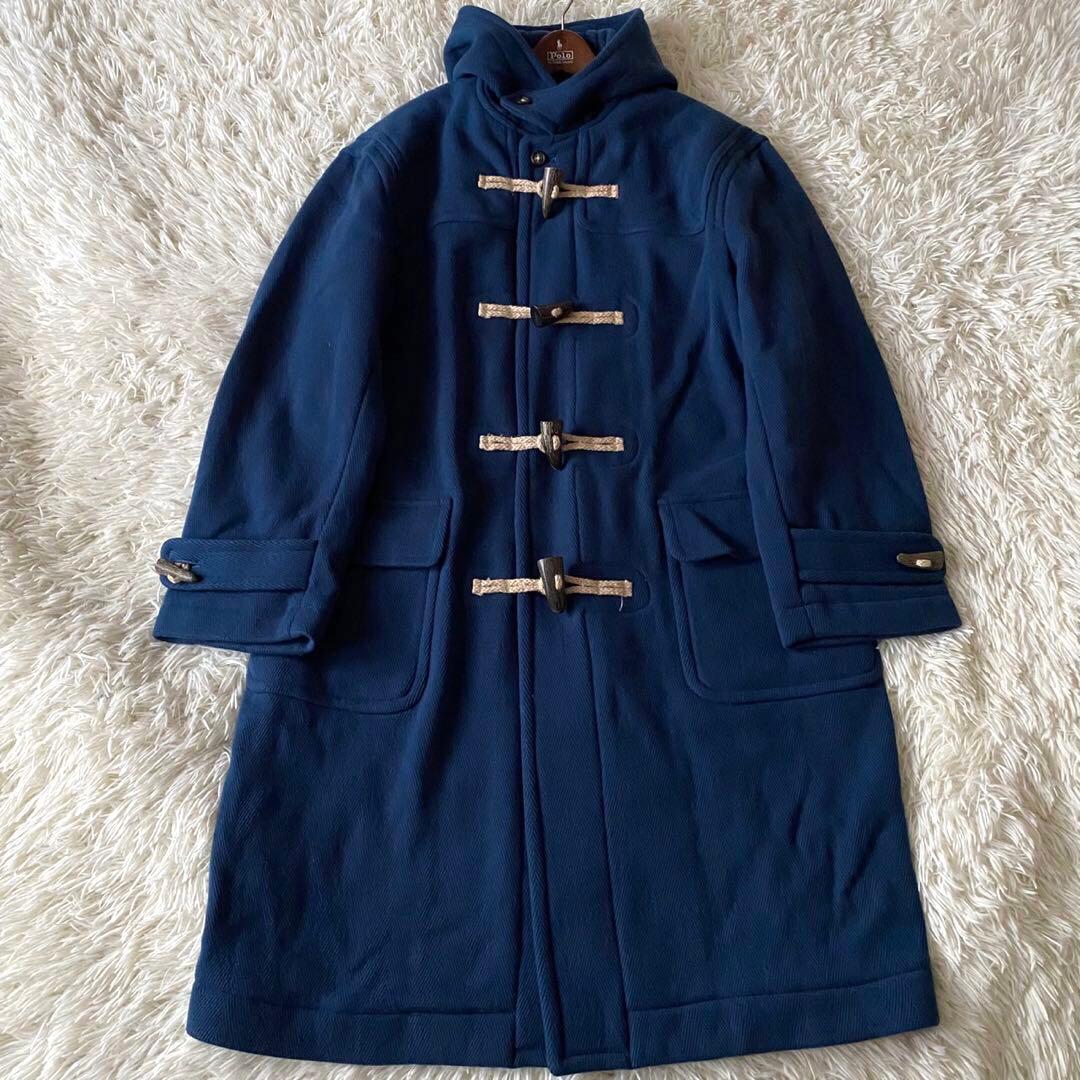 【極美品✨】Kent ヘリンボーン ダッフルコート ムーアブルック ブルー L