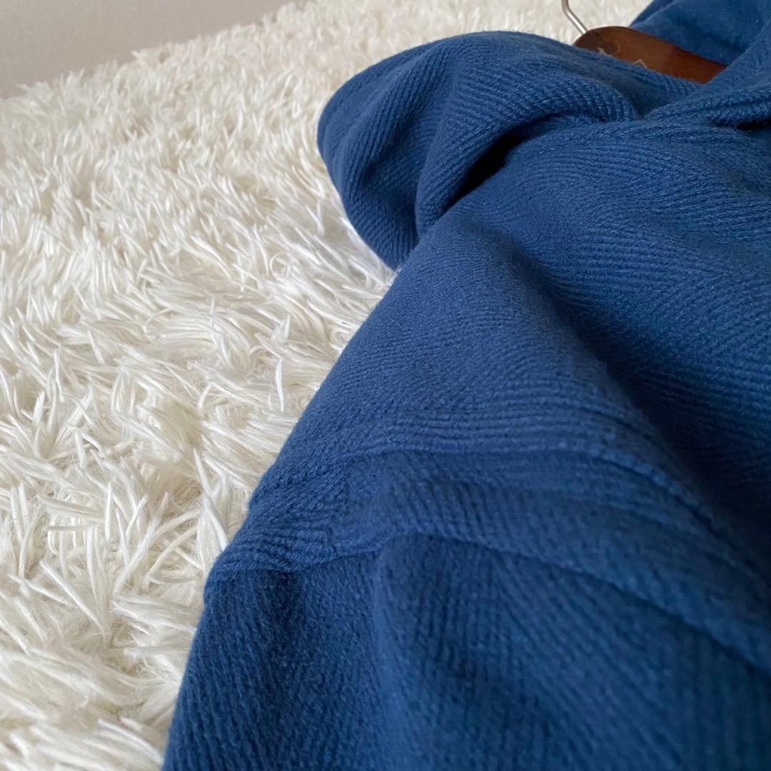 【極美品✨】Kent ヘリンボーン ダッフルコート ムーアブルック ブルー L