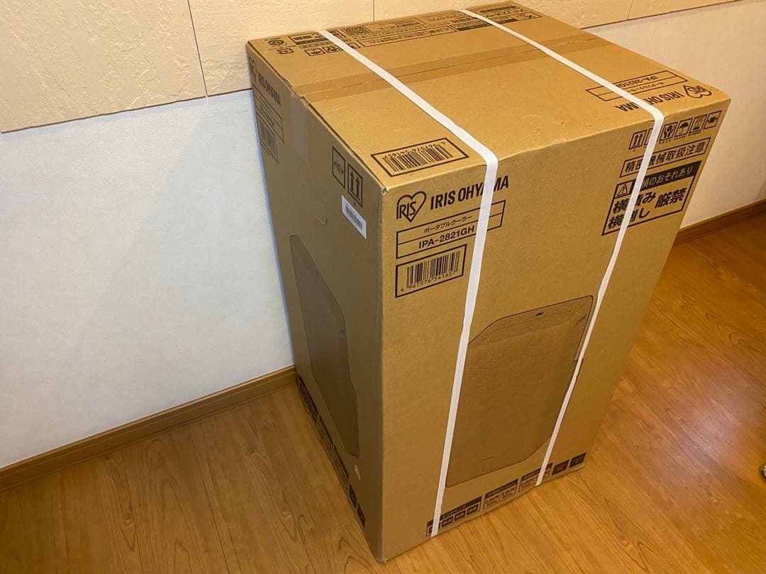 新品未開封 アイリス ポータブルクーラー IPA-2821GH 冷風 温風機能付