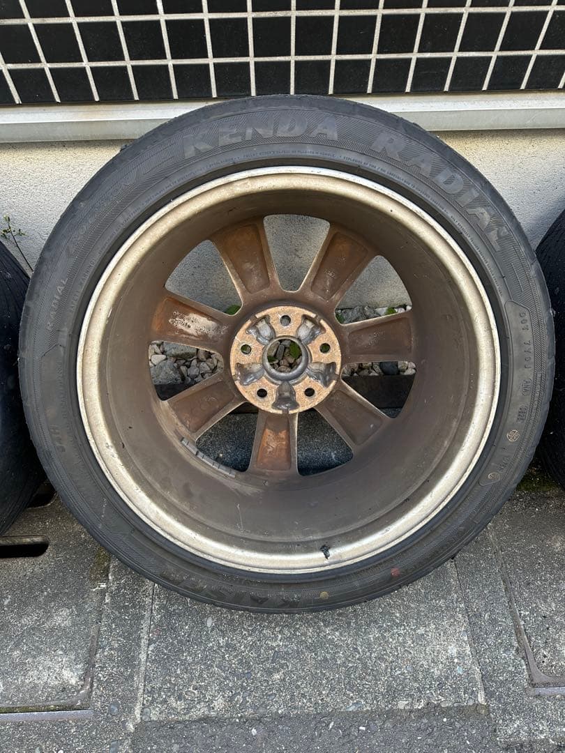 フェアレディZ　Z33　日産純正17インチアルミホイール4本ドリフト引き取り限定