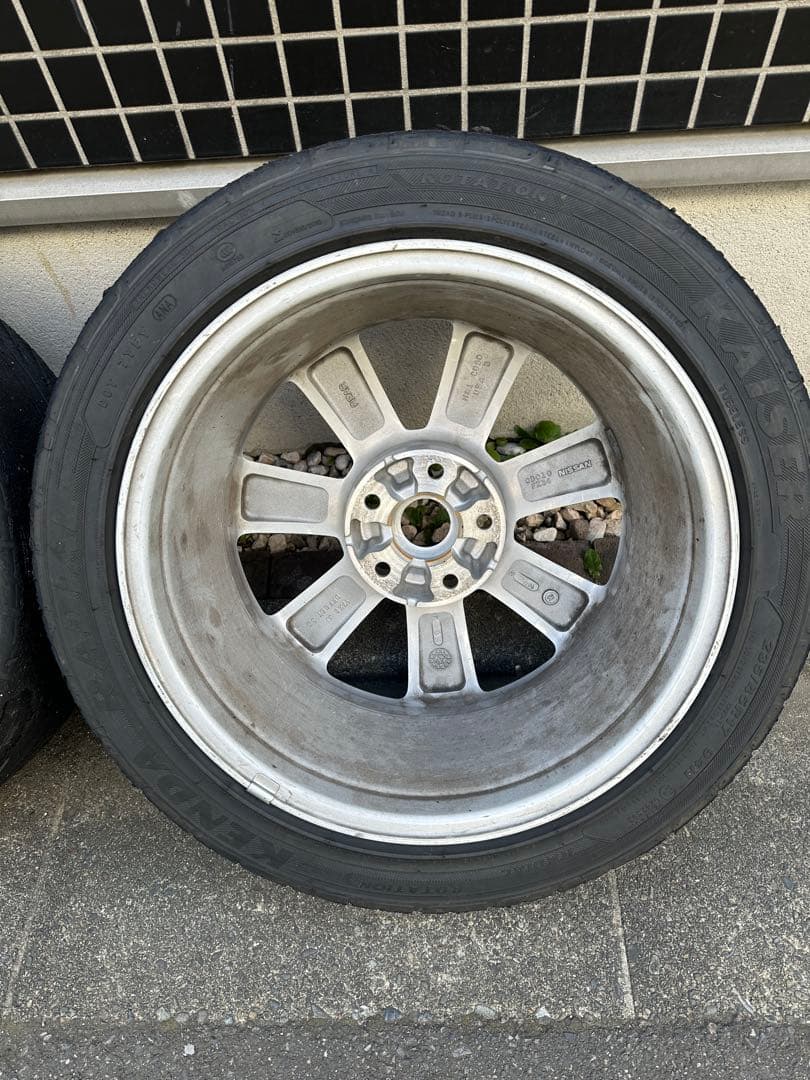 フェアレディZ　Z33　日産純正17インチアルミホイール4本ドリフト引き取り限定