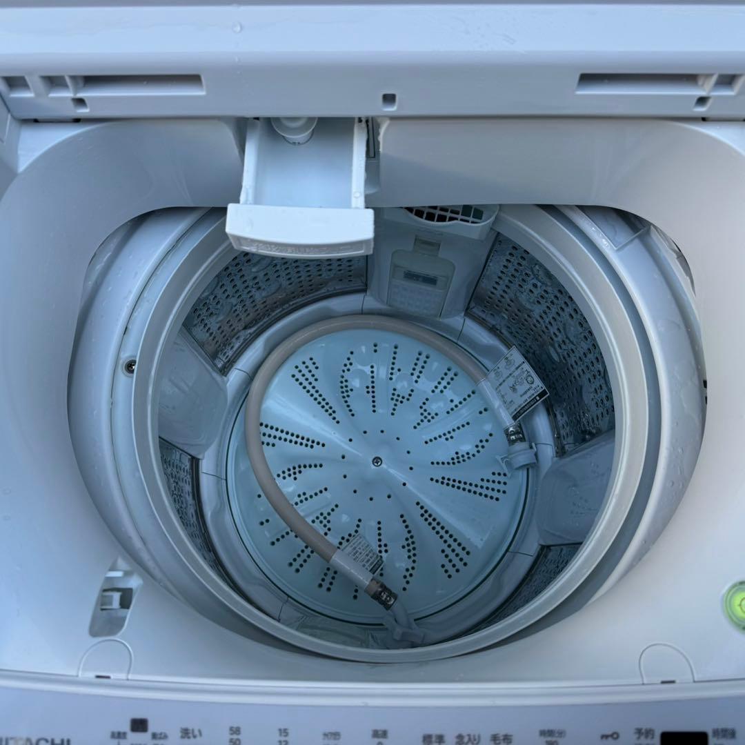 232⭐️2022年製美品★日立　洗濯機　7KG インバーター　一人暮らし