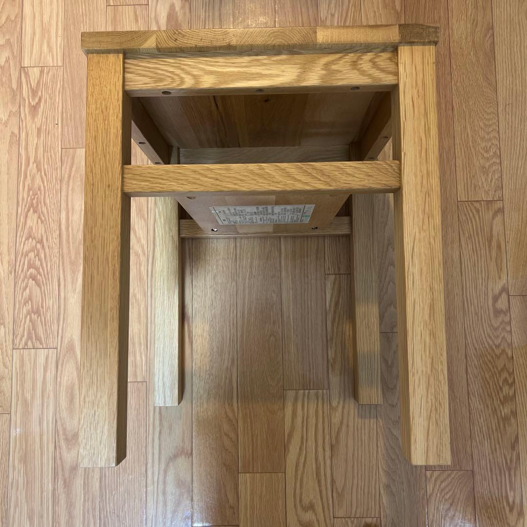 無印良品　木製サイドテーブルベンチ　①