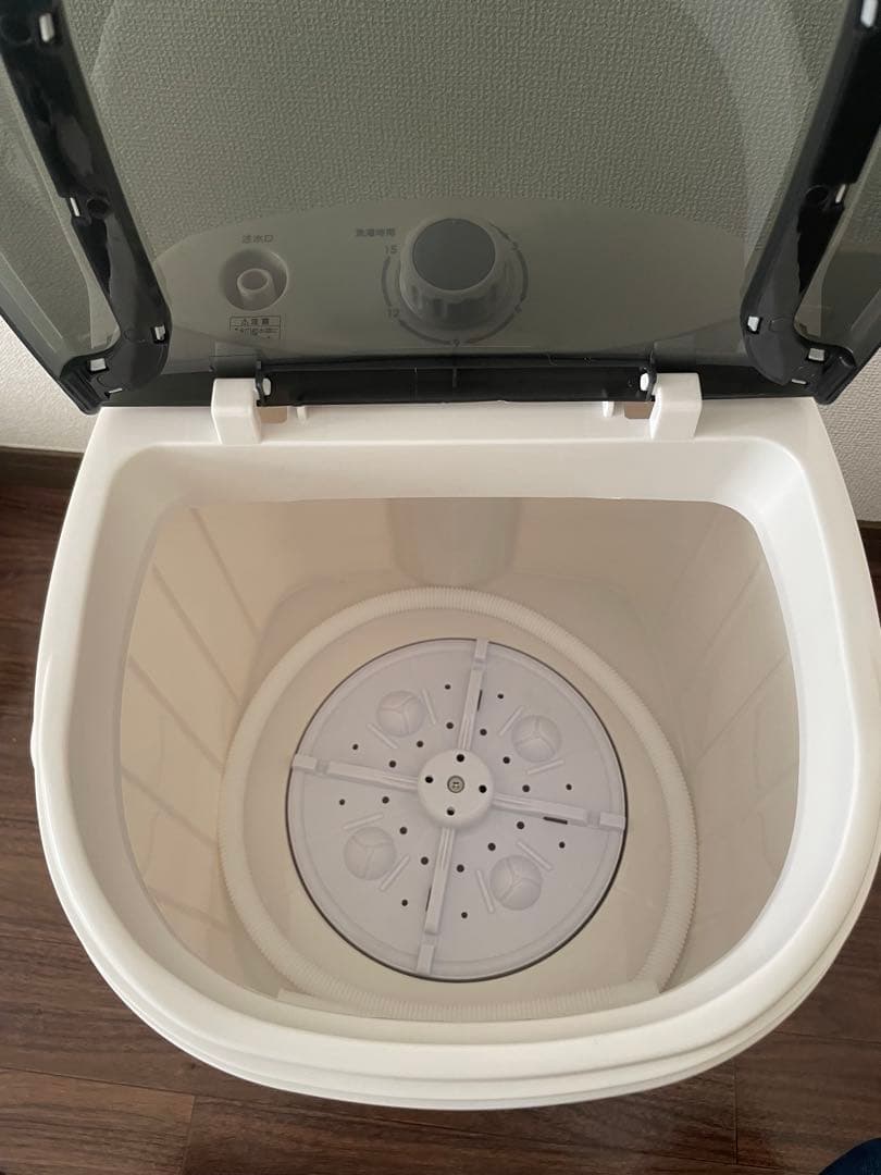 【未使用】Flaundry小型洗濯機 ホワイト3kg