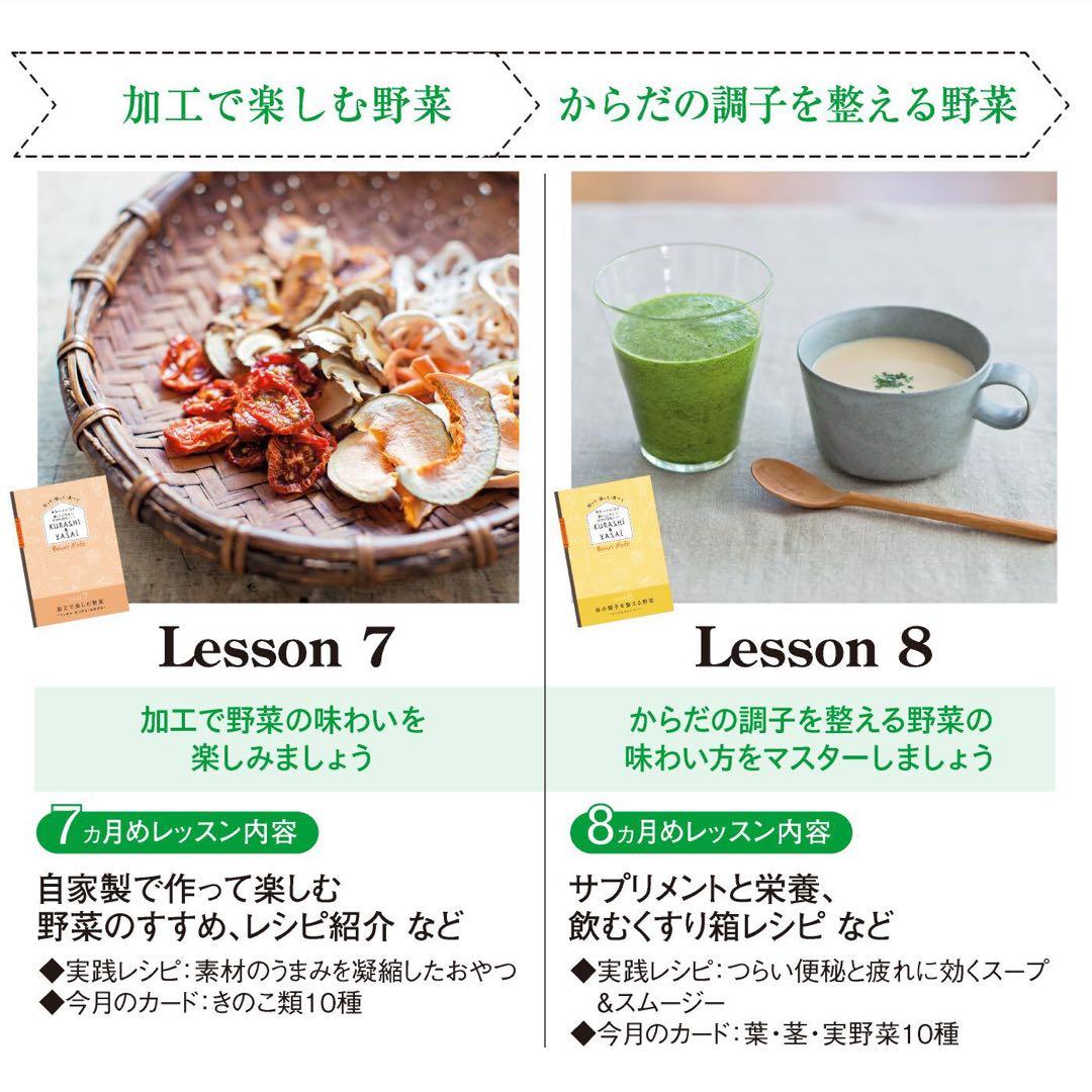 あ*ゆ様 フェリシモ　野菜の便利ノートプログラム　10回分