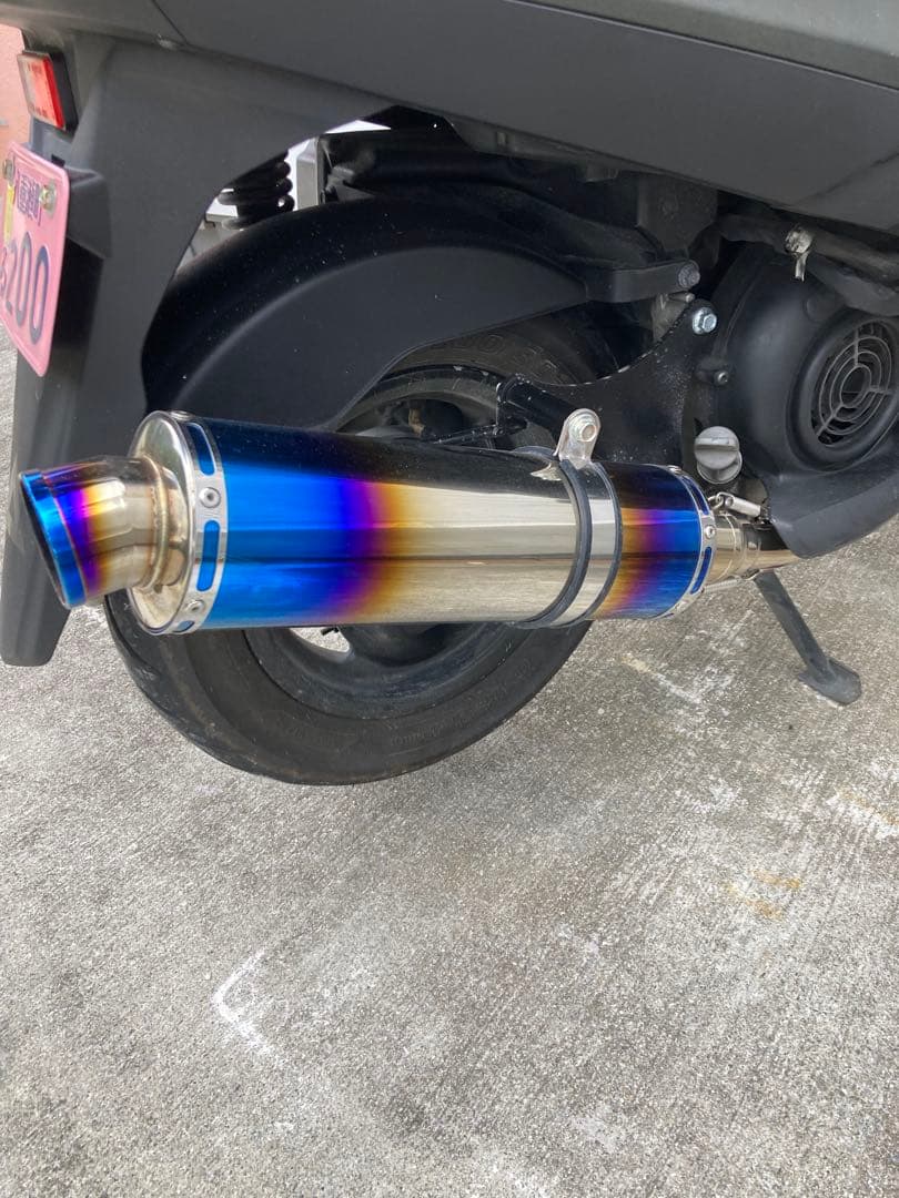 アクシスZ マフラー　使用期間1ヶ月