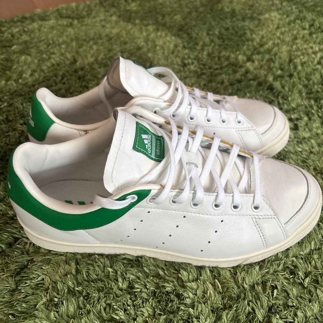 adidas ゴルフシューズ　ホワイト グリーン スニーカー