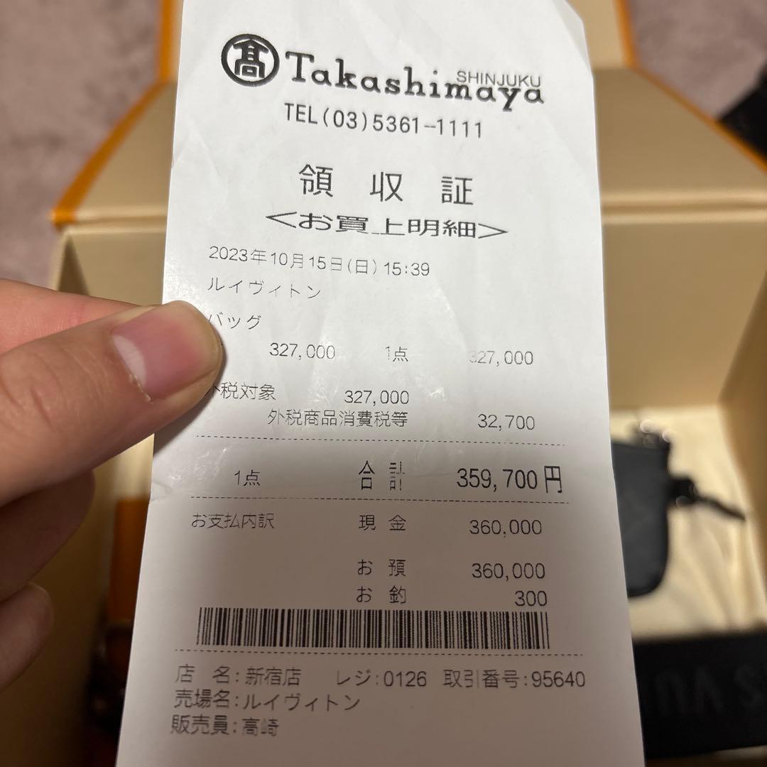 LOUIS VUITTON ブラック ショルダーバッグ