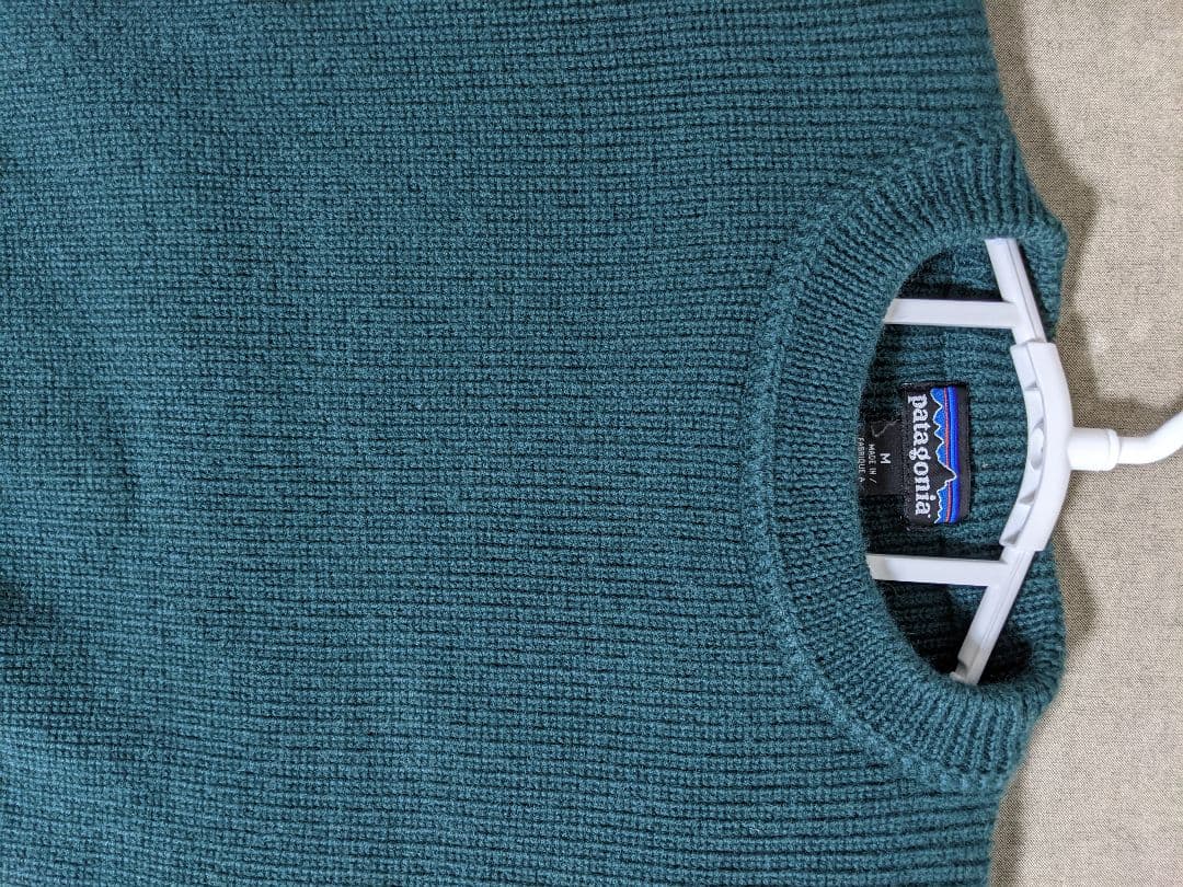 patagonia ダークグリーン セーター M 香港製