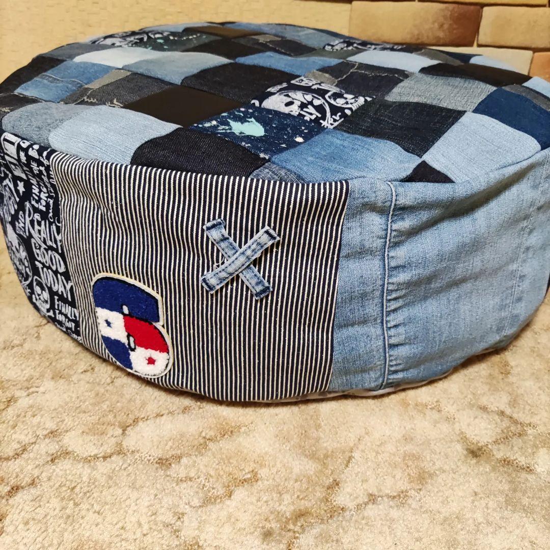 ハンドメイドペットベッド→ペットクッションΦ60ドッグベッド