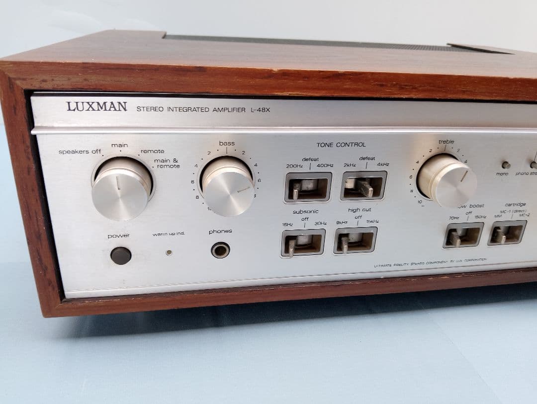 LUXMAN L-48Xプリメインアンプ（ よ5)