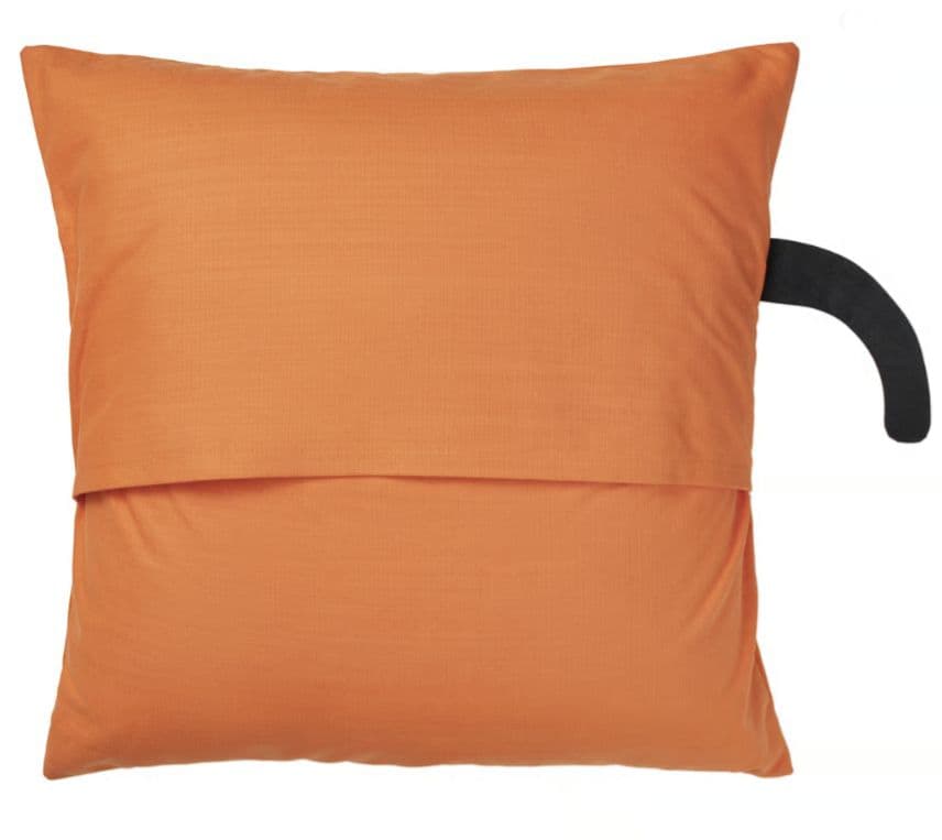 MÄVINN クッションカバー 猫柄 オレンジ 50x50 cm