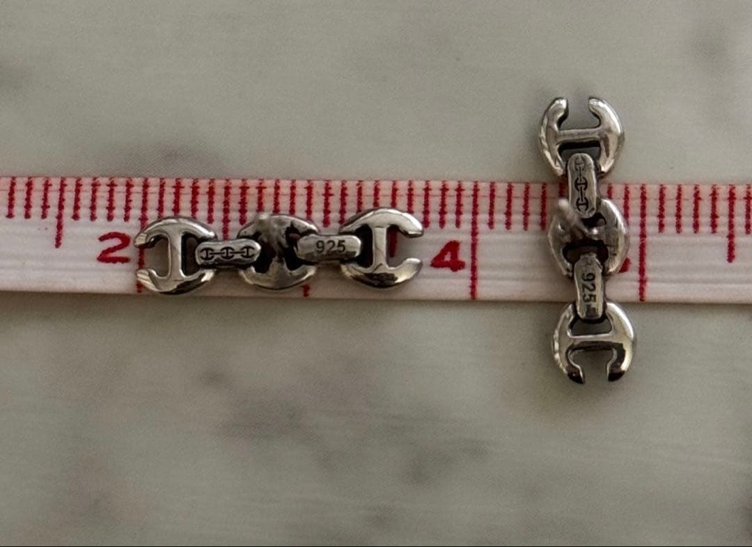 ホーセンブース ピアス シルバー 925 トグル スタッズ トライリンク