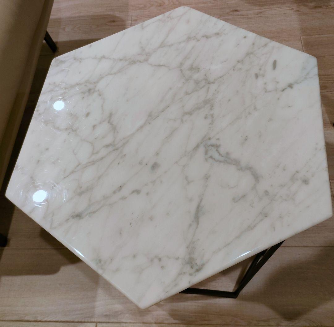 ARMONIA アルモニア 大理石 センターテーブル ホワイト Trias
