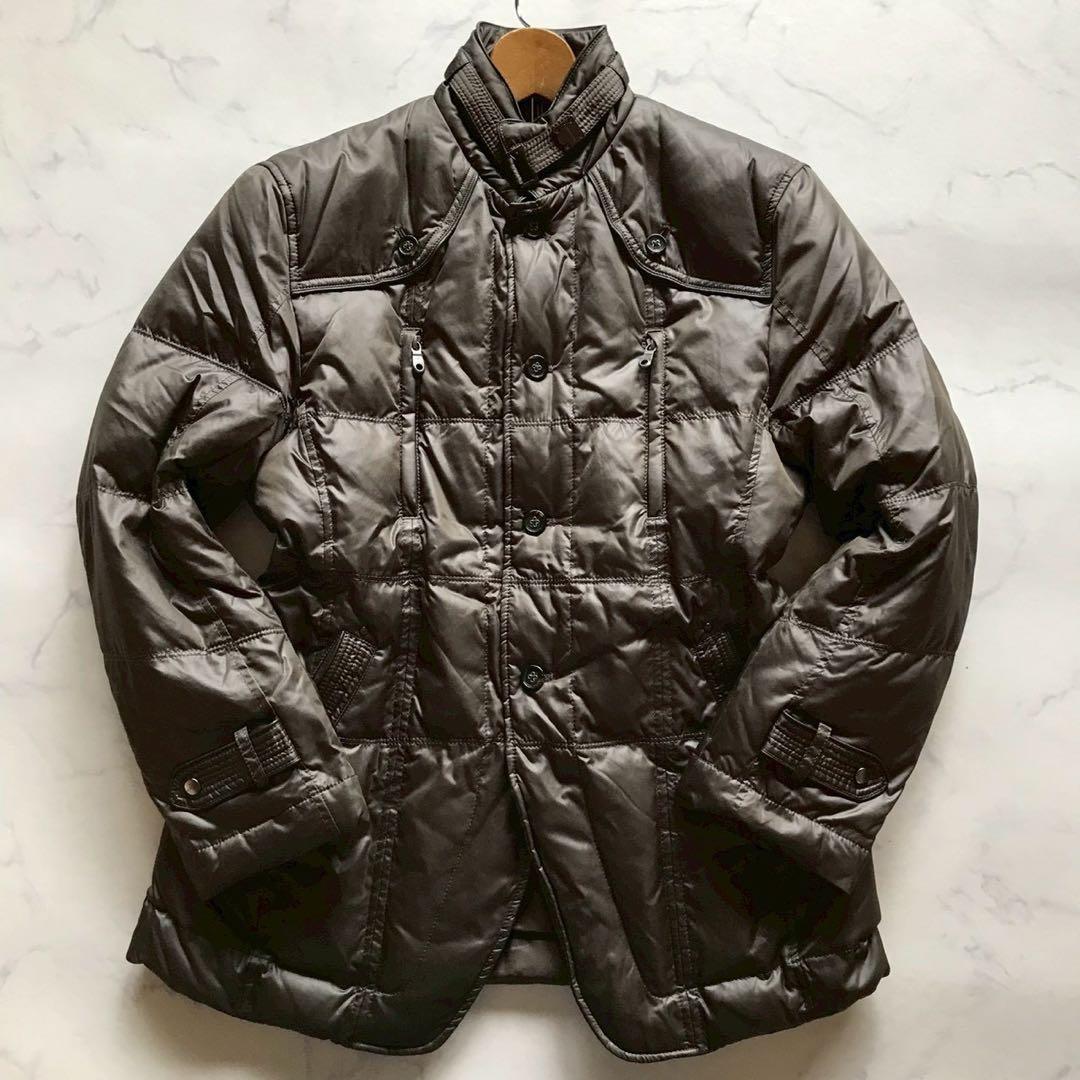 使用回数少/L相当✨インターメッツォ ダウンジャケット コート 極暖 メンズ