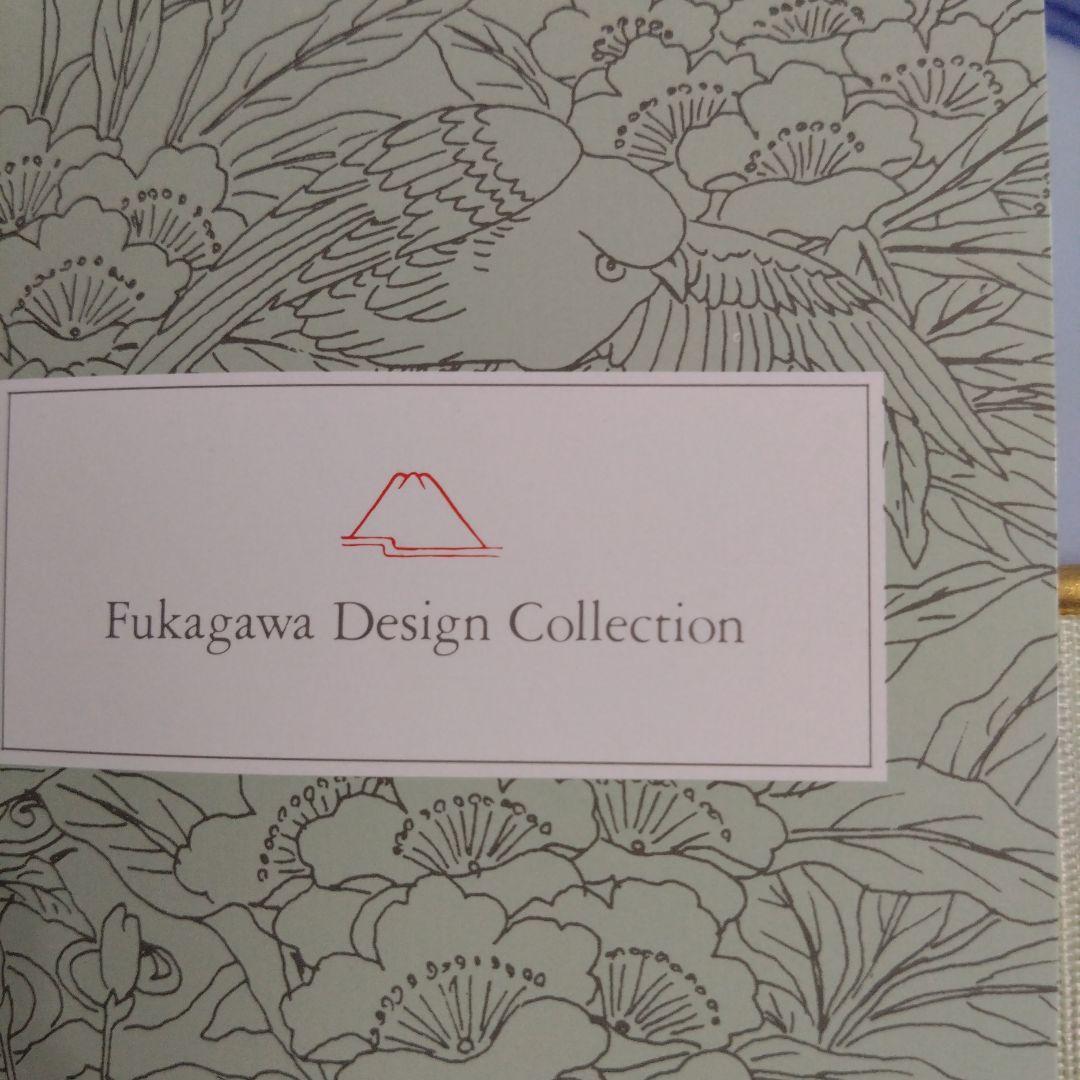 未使用品　深川製磁　有田焼陶板画　寒蘭