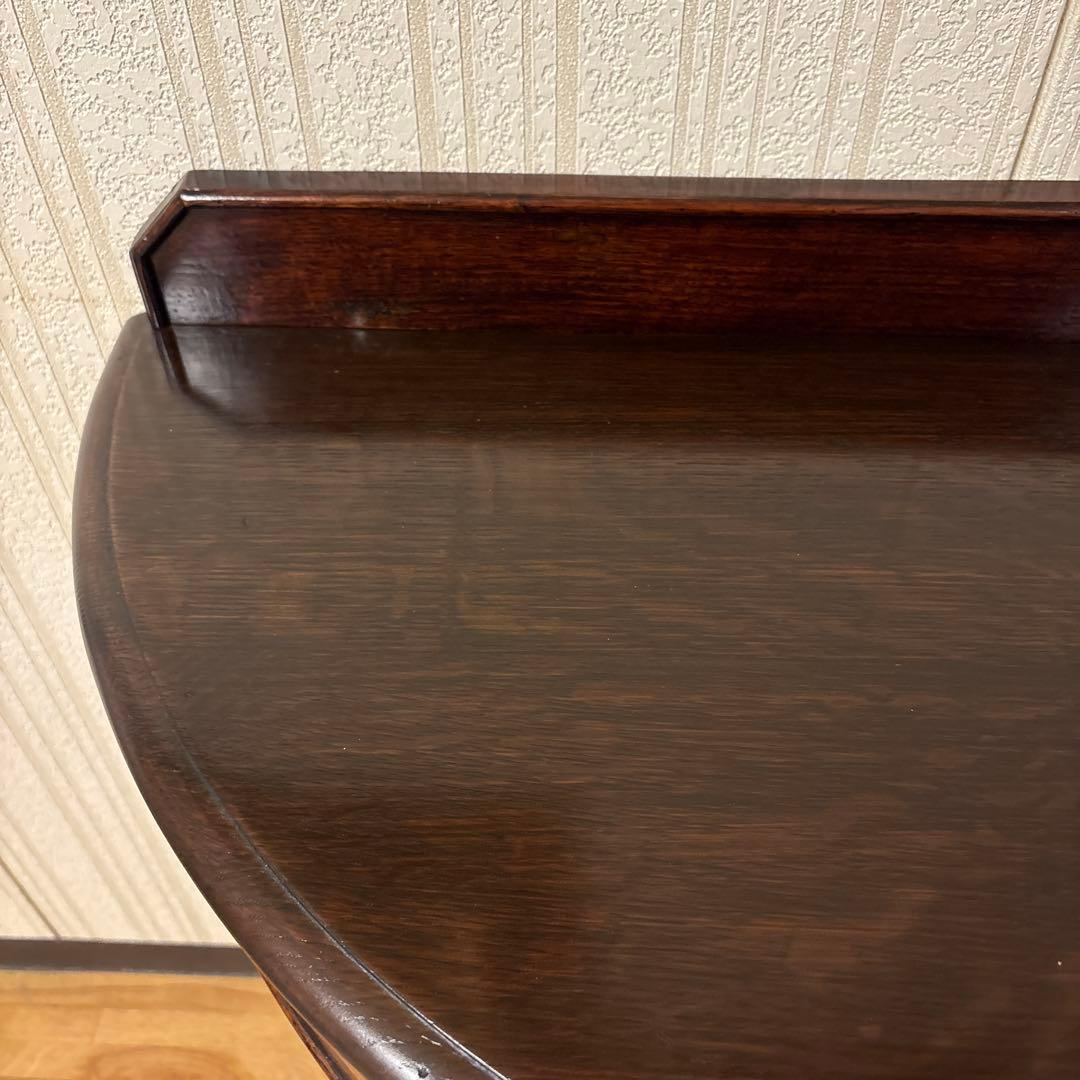 美品！良品イギリス アンティーク家具コンソールテーブル花台ダークブラウン 英国製