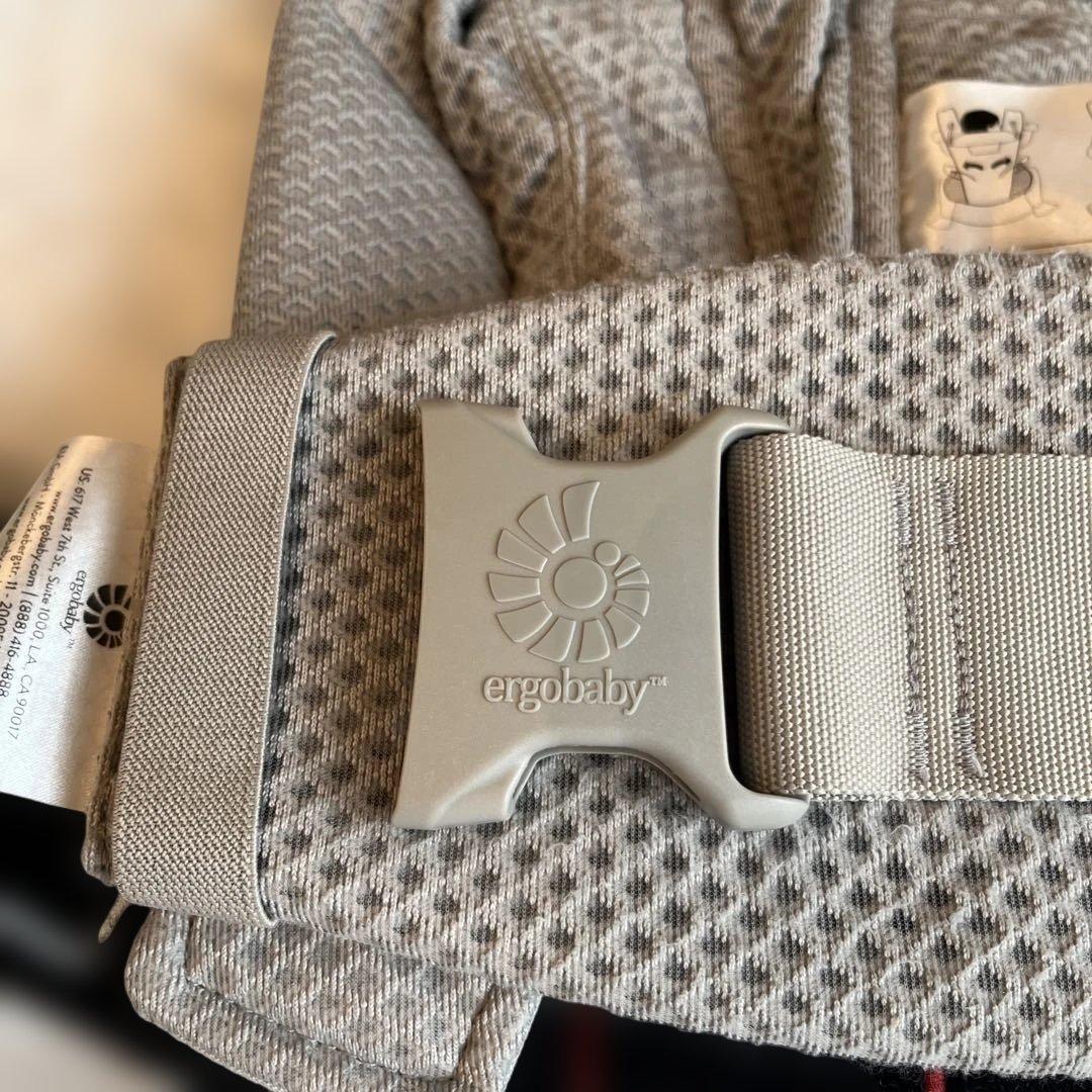 エルゴベビー オムニブリーズ 抱っこ紐 メッシュ パールグレー　ergobaby