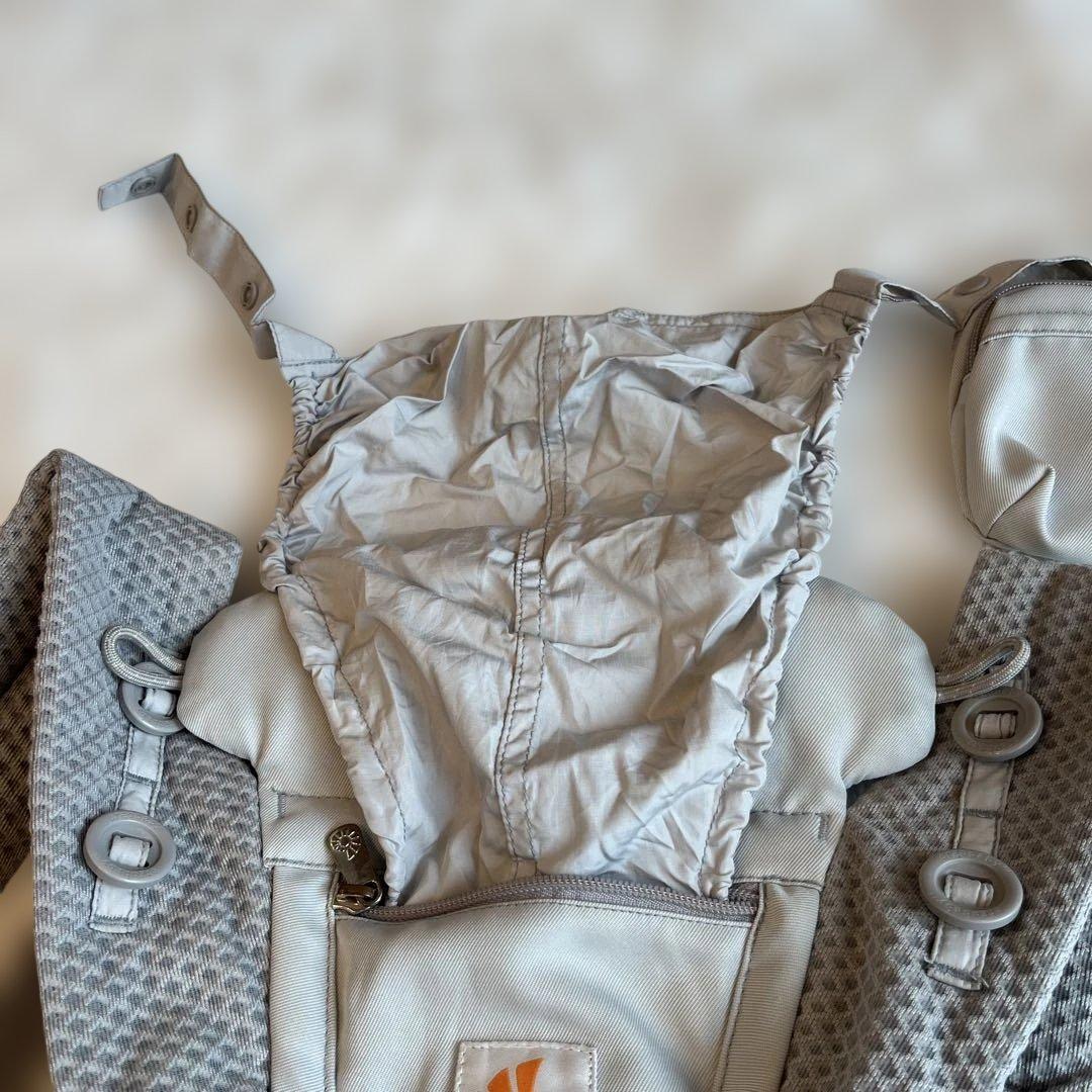エルゴベビー オムニブリーズ 抱っこ紐 メッシュ パールグレー　ergobaby
