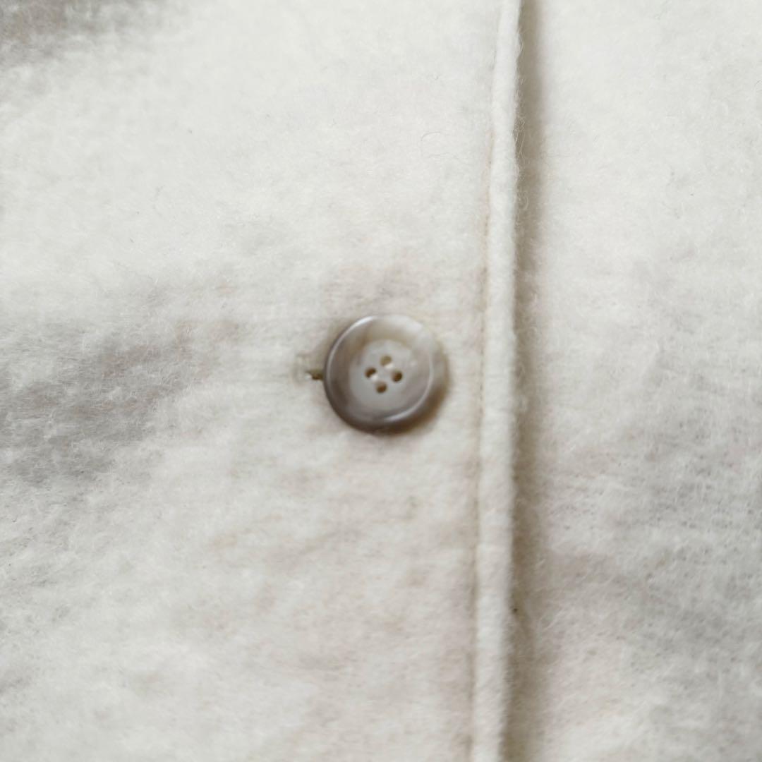 極美品❤️パシオーネ passione シャギーコート　ノーカラー　ジャケット