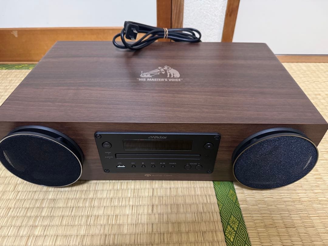 【展示未使用品】Victor ミニコンポ WOOD CONE EX-D6