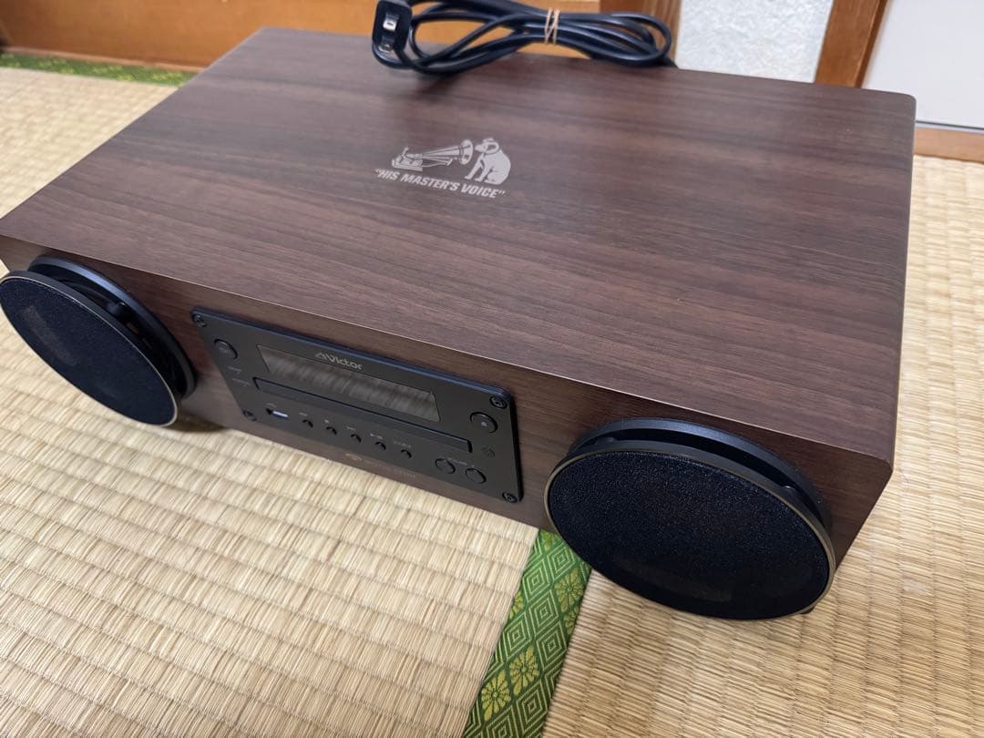 【展示未使用品】Victor ミニコンポ WOOD CONE EX-D6