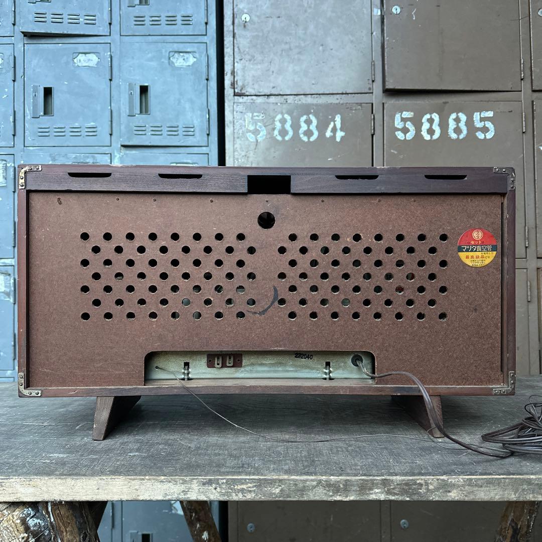 TOSHIBA 大型真空管ラジオ 昭和レトロ 東芝