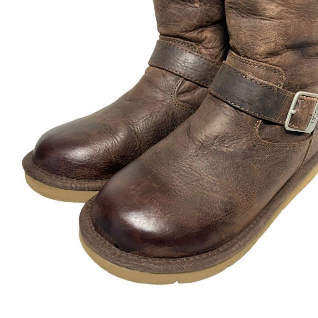UGG ブラウン エンジニアブーツ　ケンジントン　23cm