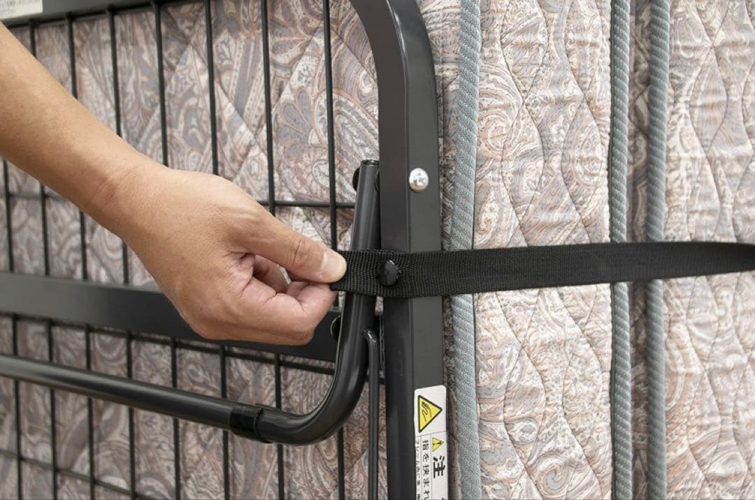 【美品】 FRANCEBED フランスベッド 折りたたみベッド 花柄デザイン