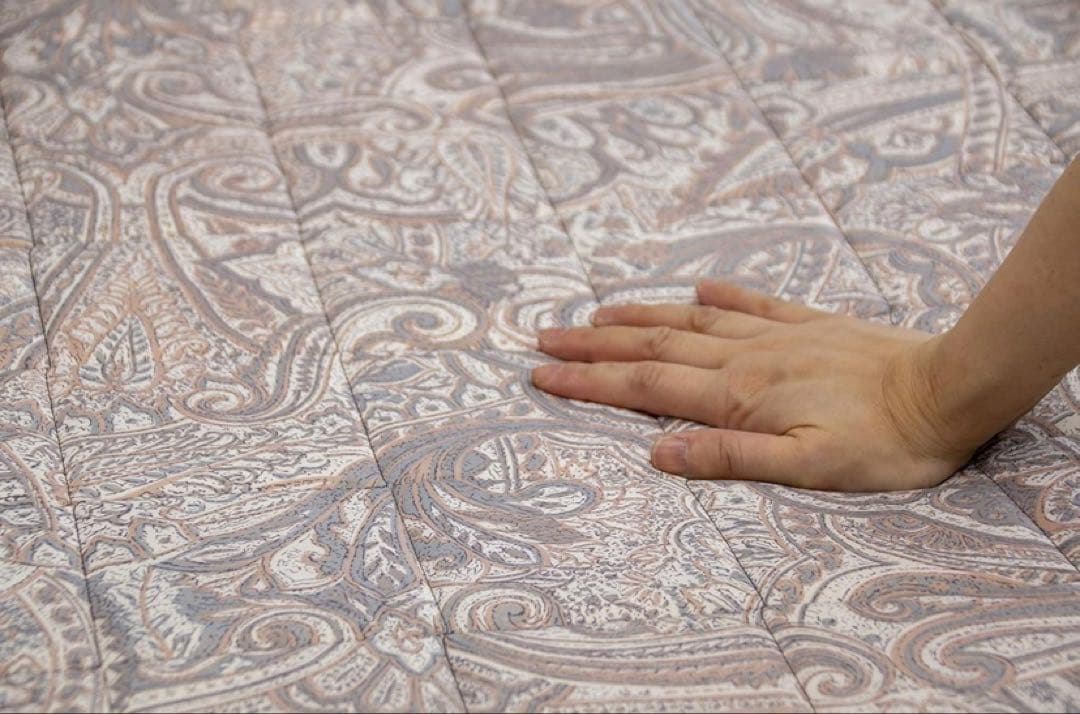 【美品】 FRANCEBED フランスベッド 折りたたみベッド 花柄デザイン