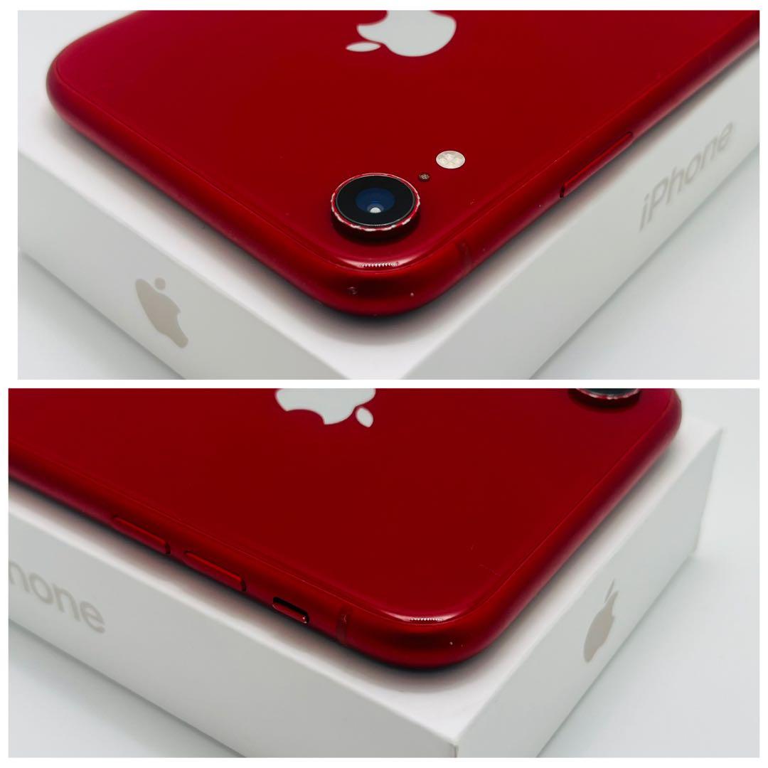 【C】iPhone XR 128GB SIMフリー　レッド　本体