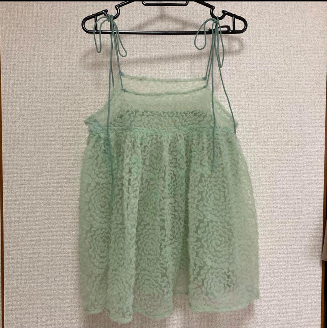 【正規品】Bibiy. キャミソール　トップス　グリーン