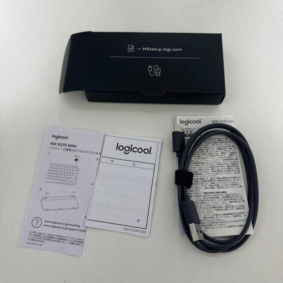 ログクールMX KEYS mini KX700GR 箱付きキーボード本体