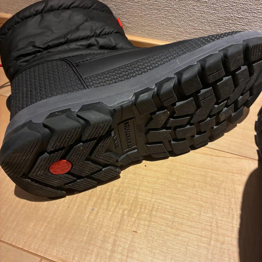 人気❣️ HUNTER イントレピッド ショート スノー ブーツ ブラック　黒