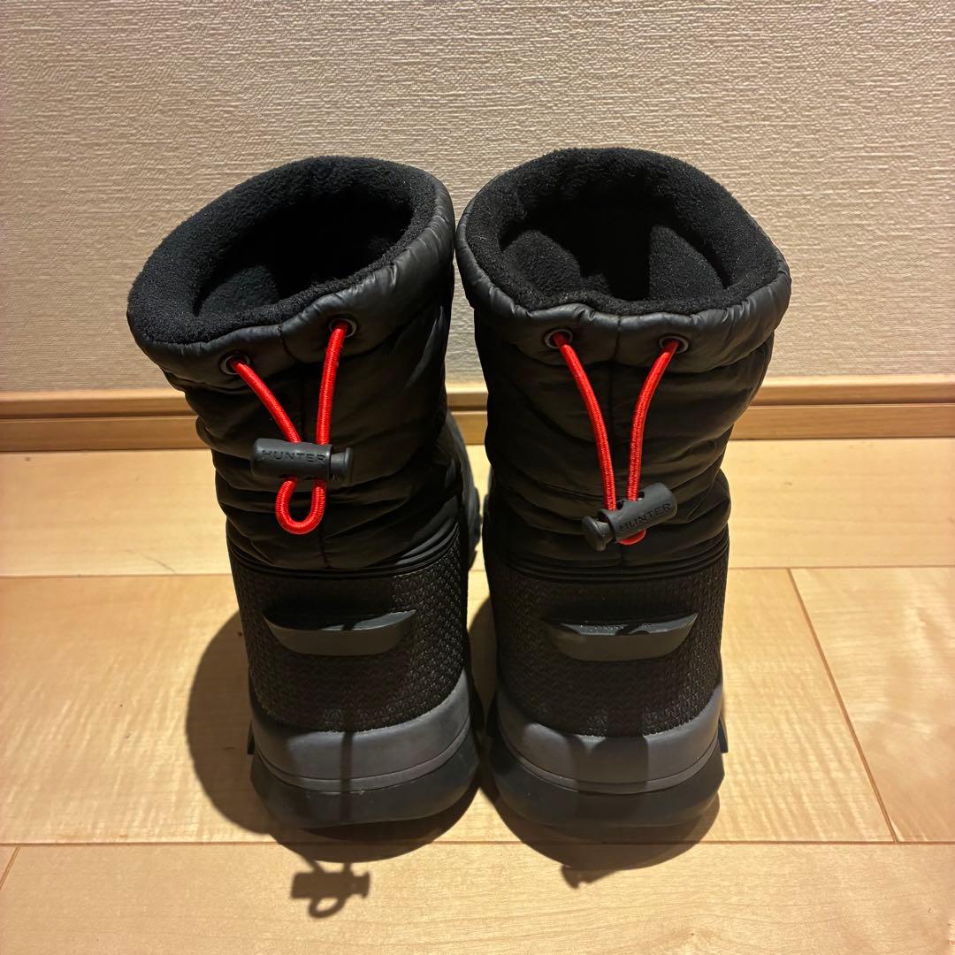 人気❣️ HUNTER イントレピッド ショート スノー ブーツ ブラック　黒