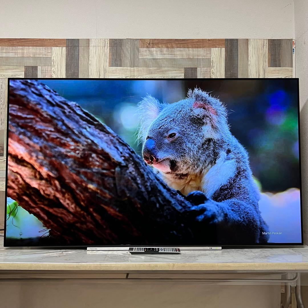 全国送料込❣️東芝REGZA65型BS/CS4K内蔵有機ELテレビネット動画多数