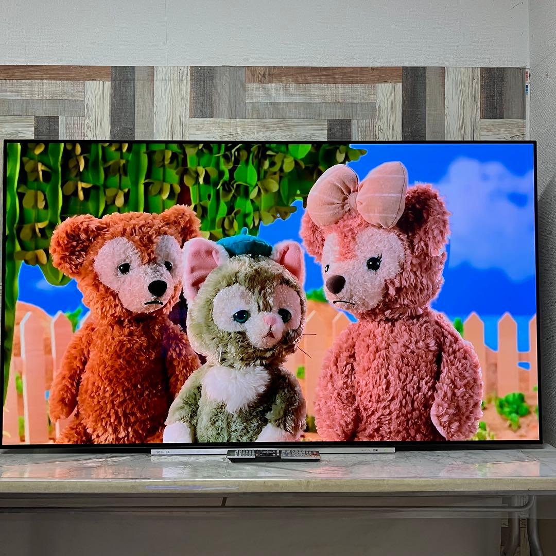 全国送料込❣️東芝REGZA65型BS/CS4K内蔵有機ELテレビネット動画多数