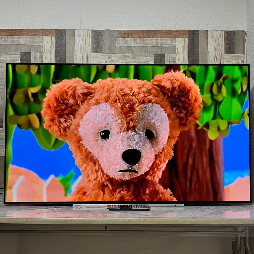全国送料込❣️東芝REGZA65型BS/CS4K内蔵有機ELテレビネット動画多数