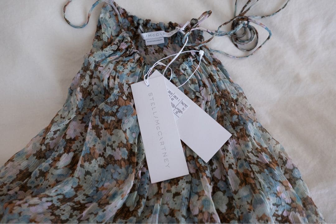 新品　stella mccartney 小花柄シフォンキャミソール