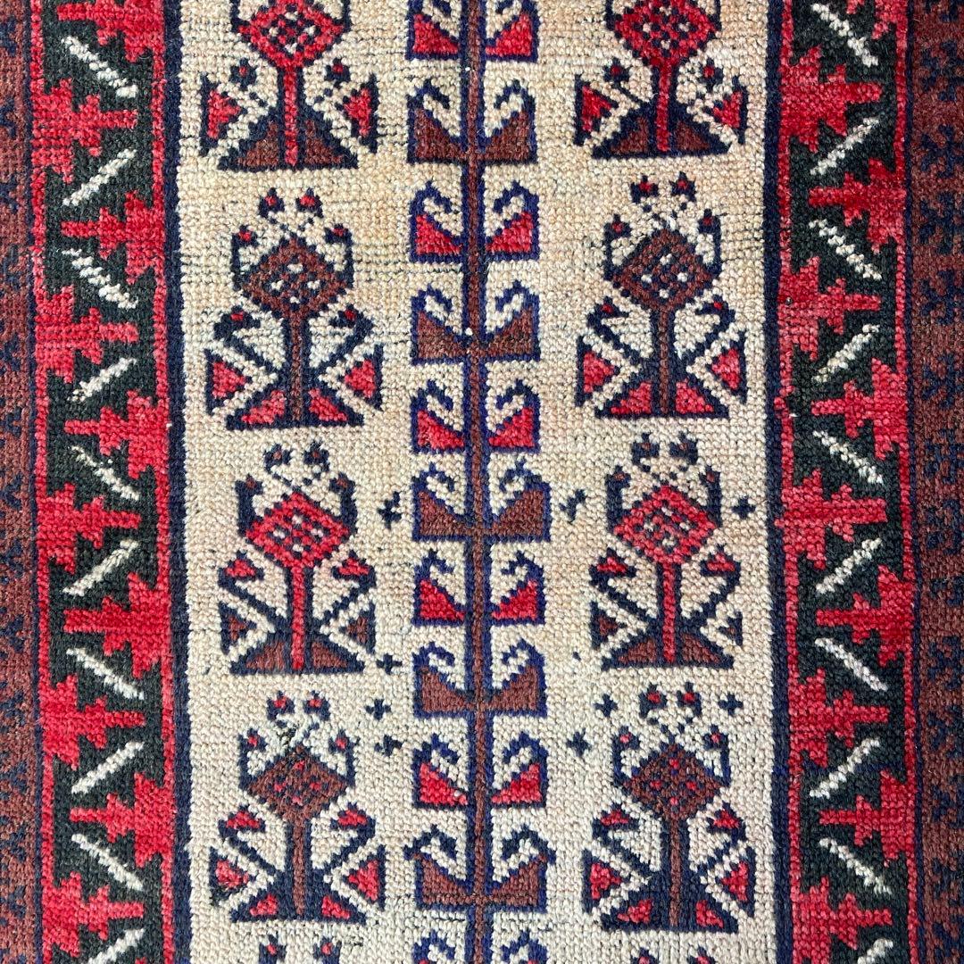 ヴィンテージラグ　トライバルラグ　ツリーオブライフ