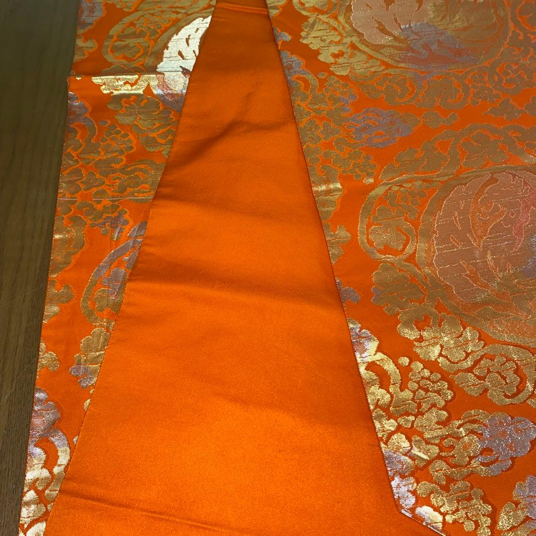 テーブルランナー　鳳凰文　帯リメイク