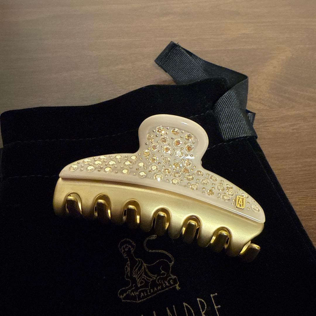 アレクサンドルドゥパリ ゴールド ヘアクリップ