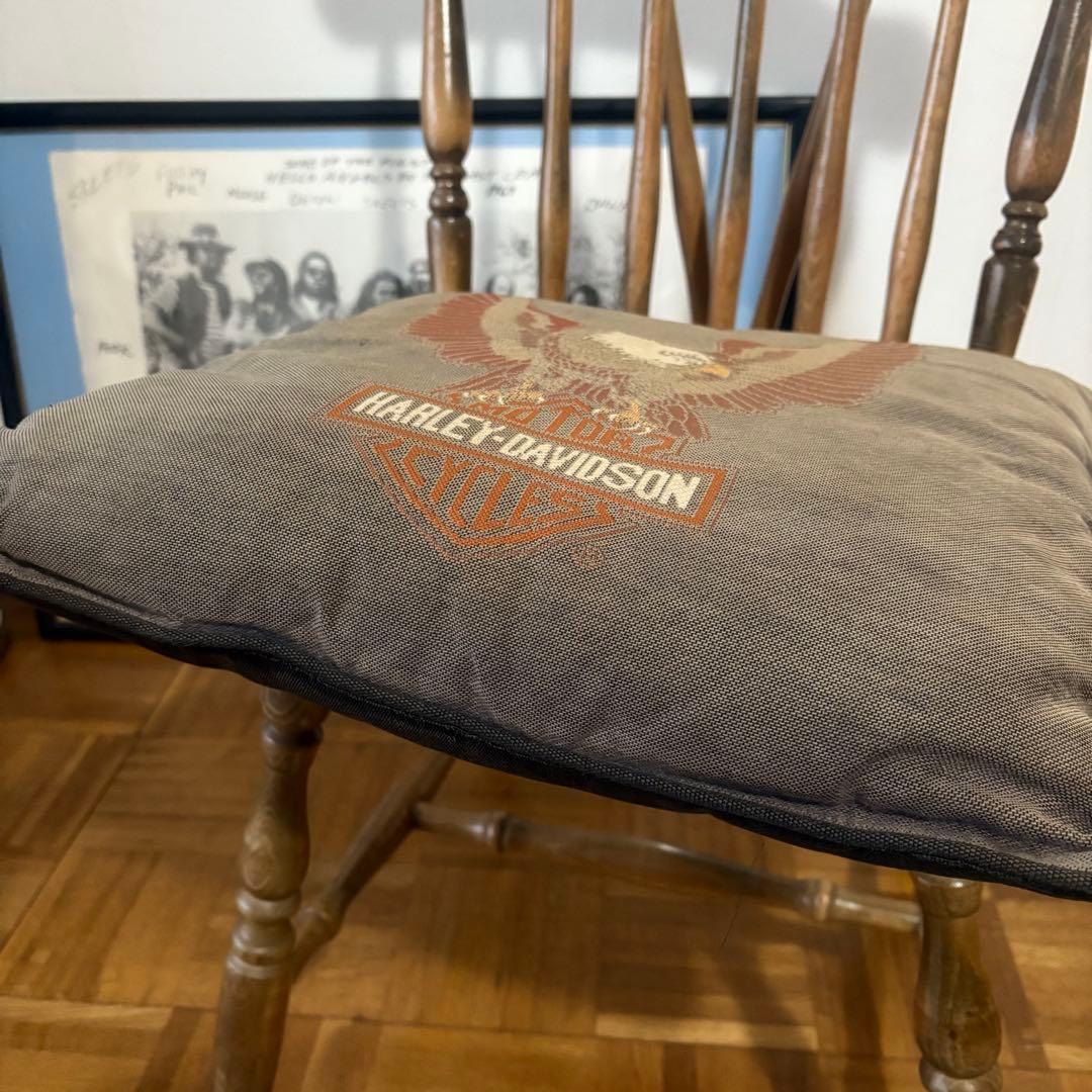 希少 ノベルティ 60's〜 ヴィンテージ ハーレー イーグル クッション