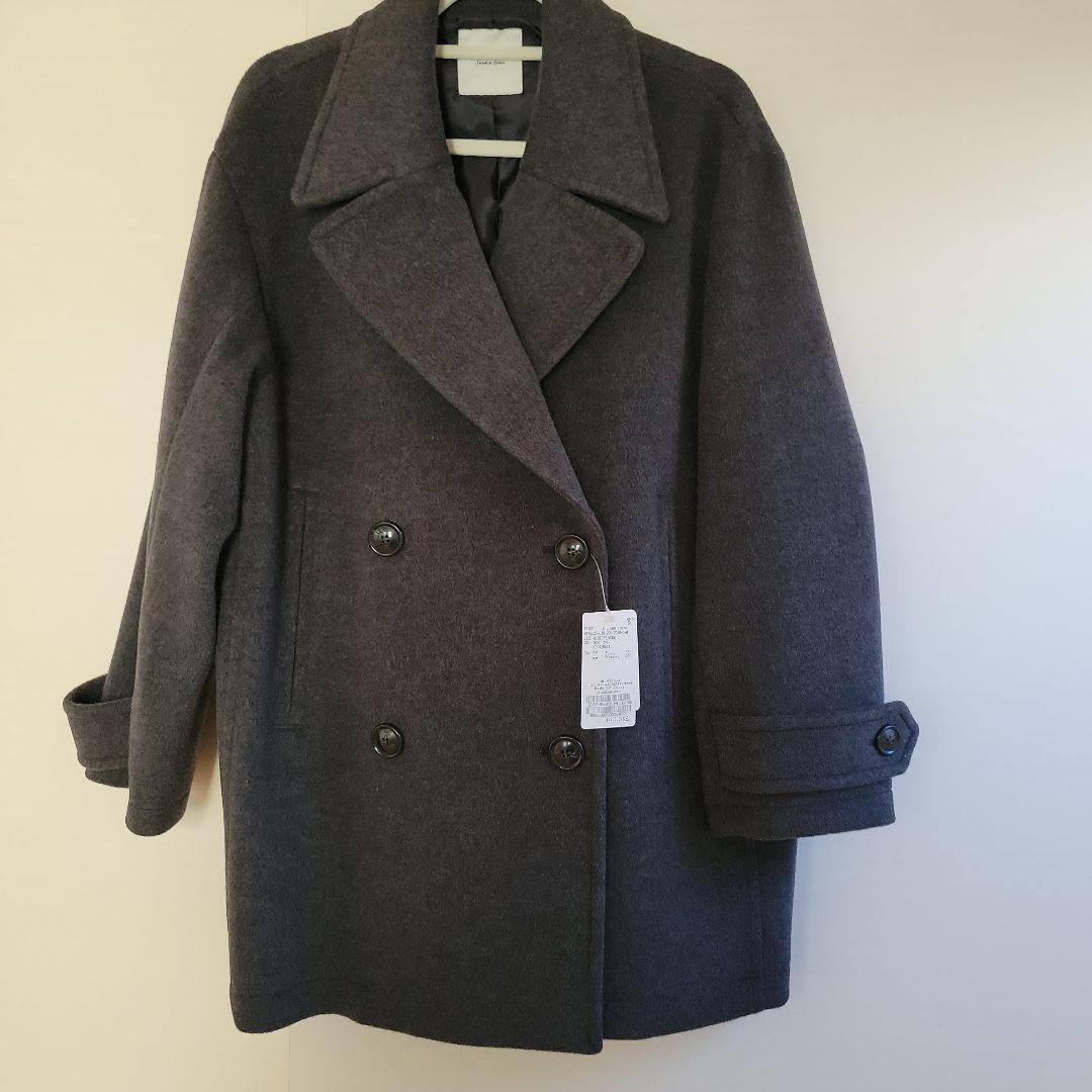 S160ビーバーPコート　グレー　38