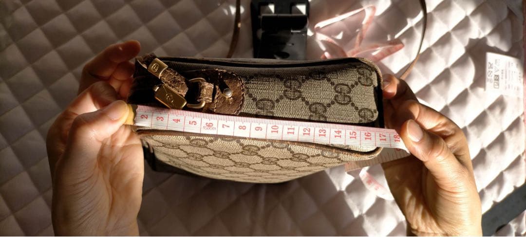 GUCCI GGパターン ショルダーバッグ ベージュ