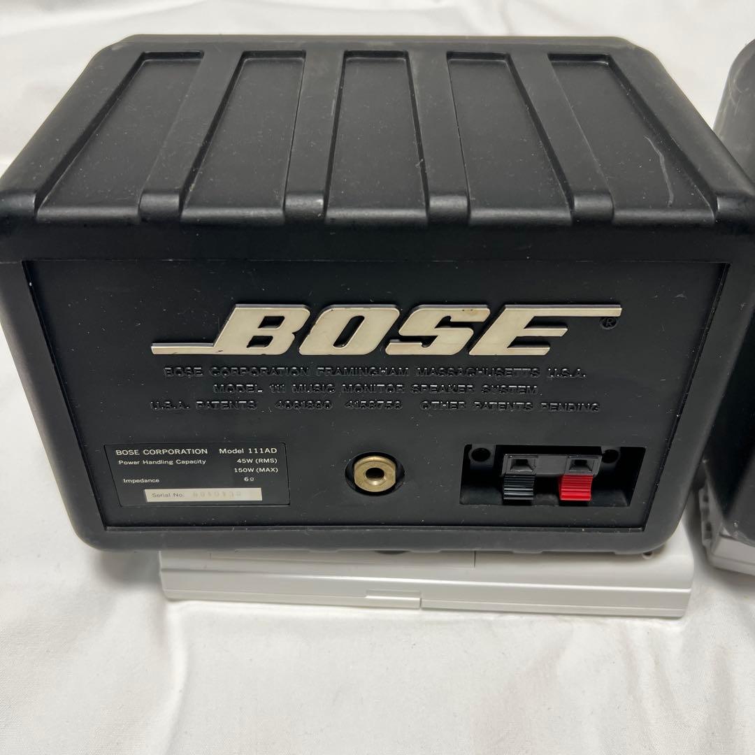 大人気品 BOSE ボーズ 111AD スピーカー ペア　シリアル連番③ 傷有