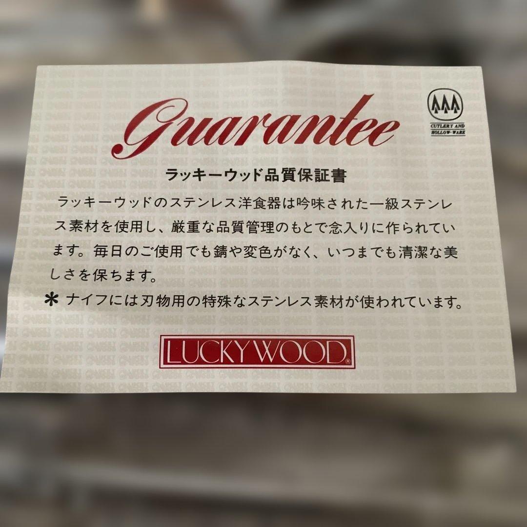 ⭐︎kiyura⭐︎ラッキーウッド 18-10 ステンレス 25本セット